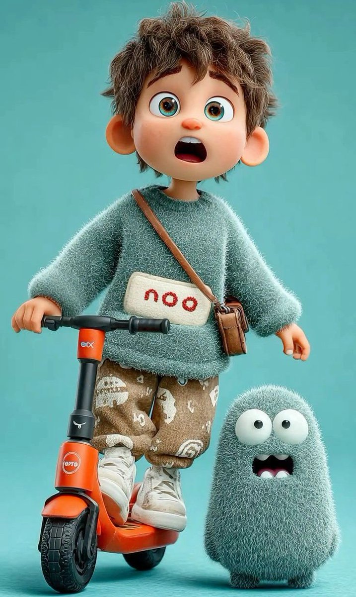 3D Pixar-style animated child character