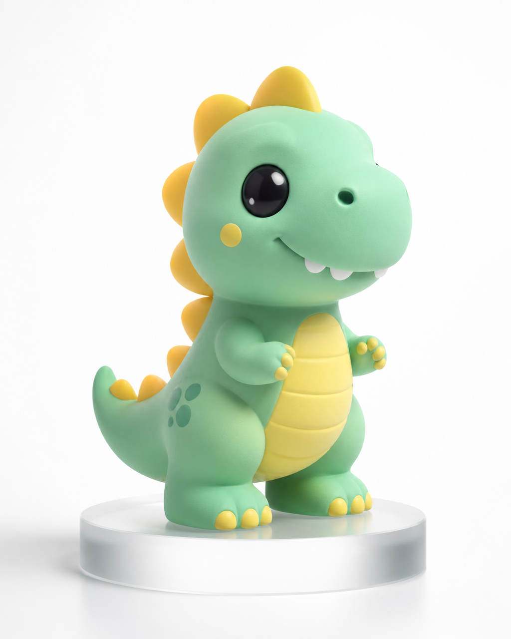 A premium commercial 3D character design of a stylized, f...
