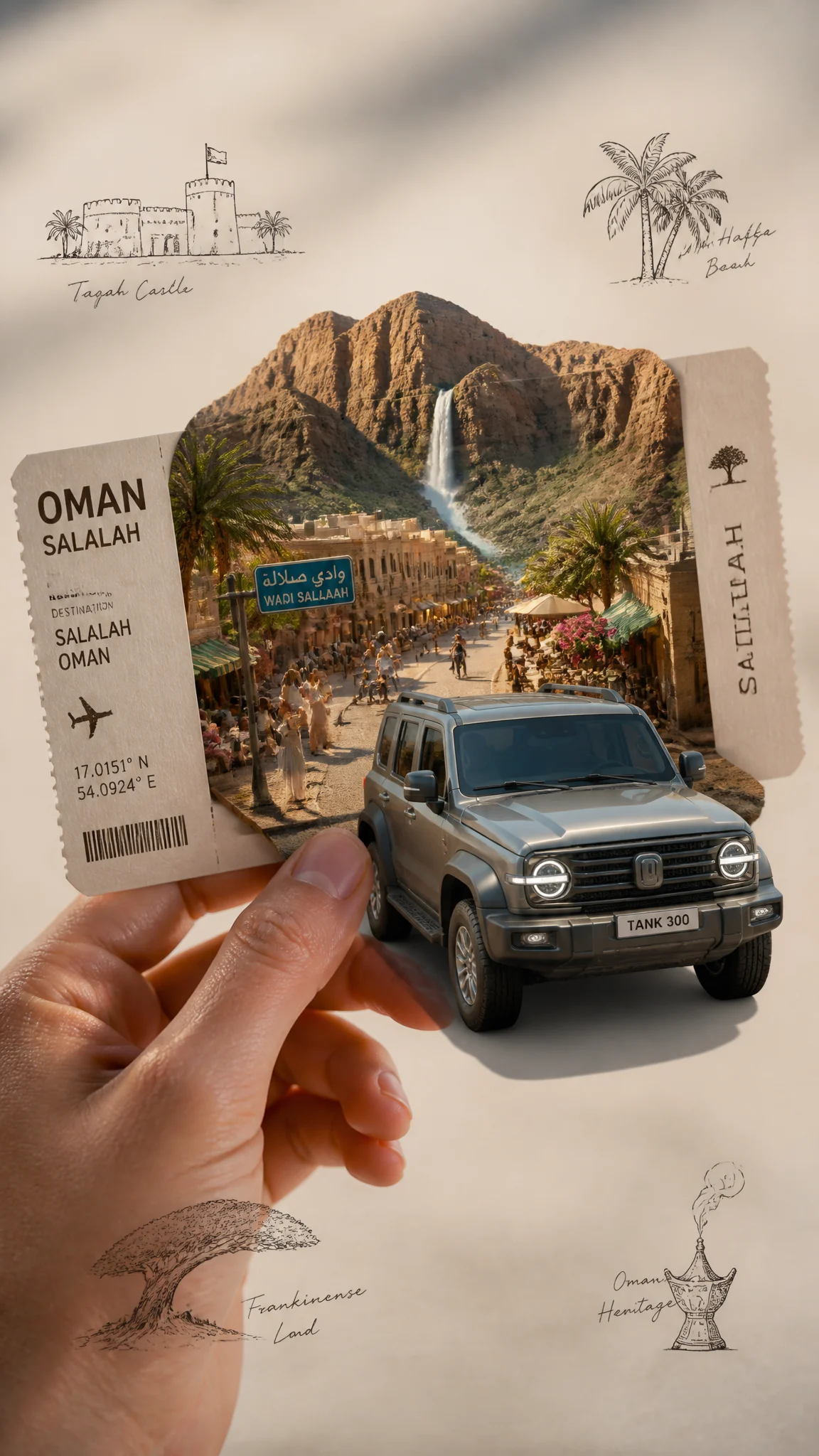 Create an ultra-photorealistic luxury travel-art masterpi...