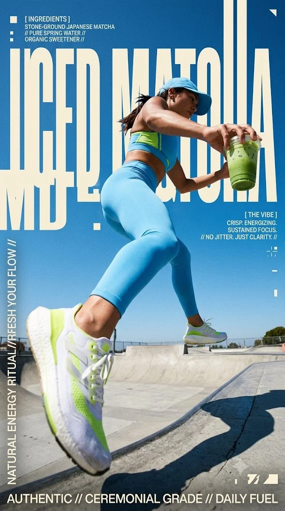 Create a [Aspect Ratio] full-bleed editorial action poste...