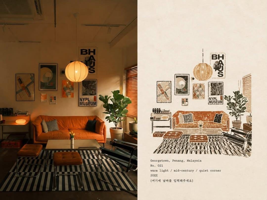 Create a premium vintage travel-journal editorial page, vertical 4:5, featuring a warm...