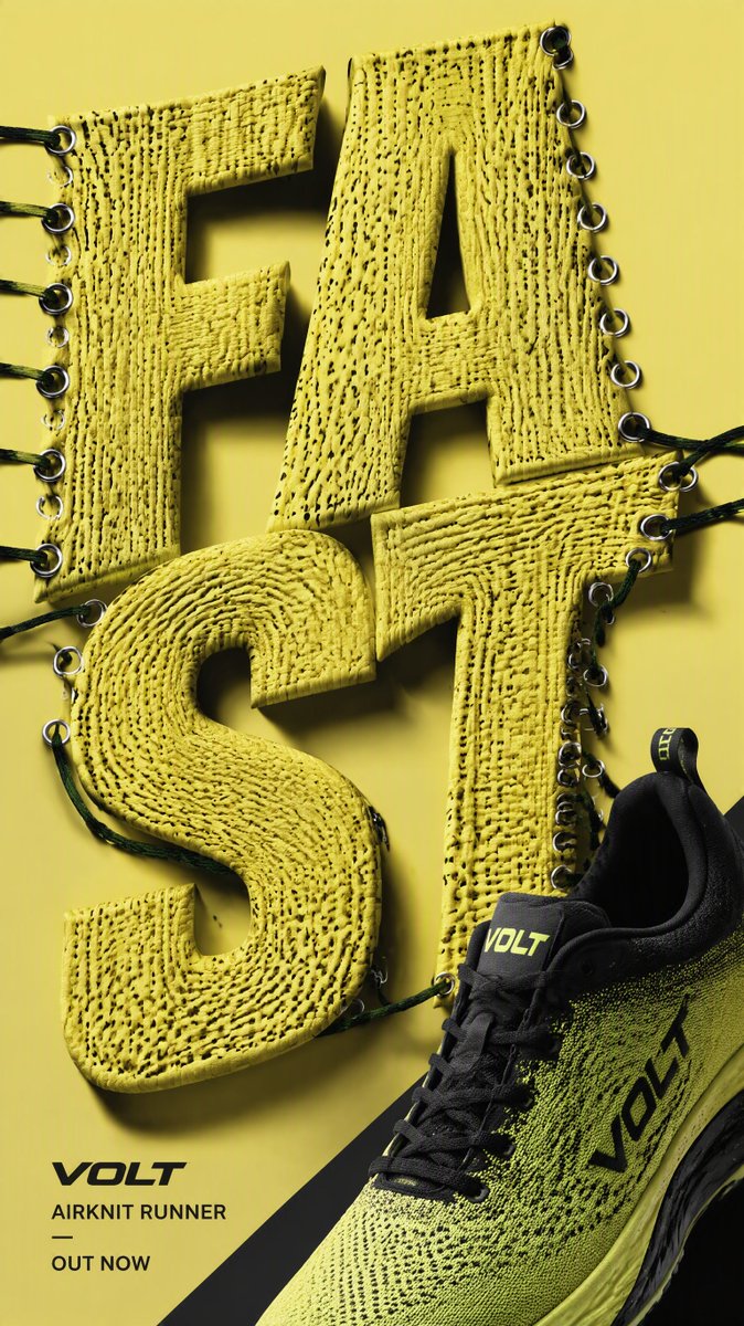Bold editorial campaign poster, 9:16. Oversized typography of the word '[WORD]' fills 6...