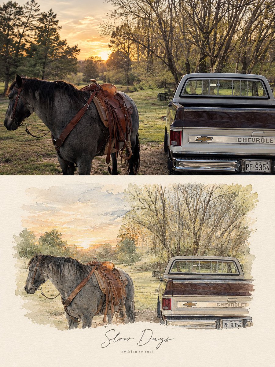 Create a refined, high-end PHOTO + MINIMAL WATERCOLOR VIGNETTE artwork based entirely o...