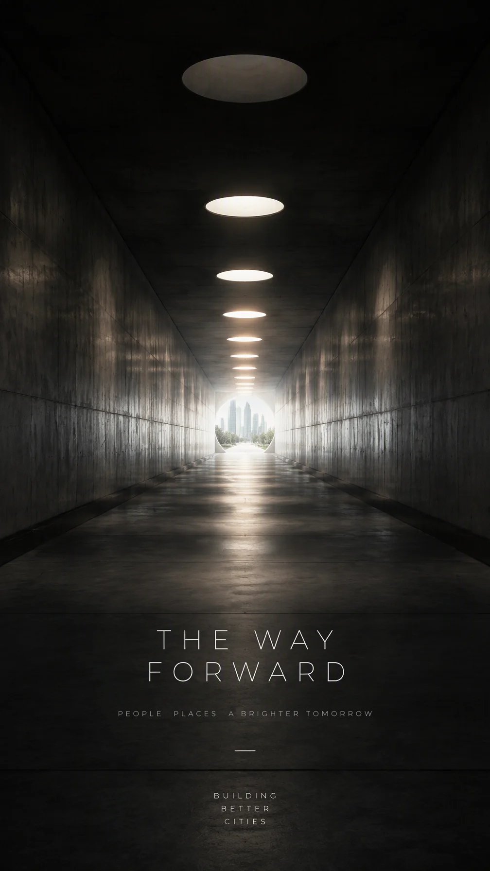 Premium 4:5 conceptual advertising poster for a modern ur...