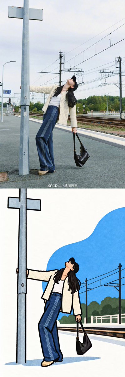 Transform the uploaded photo into a minimalist hand-drawn editorial illustration.