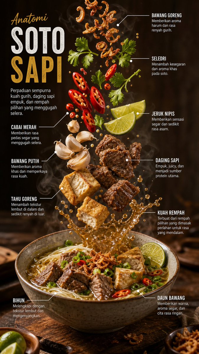 Editorial Food Infographic Poster