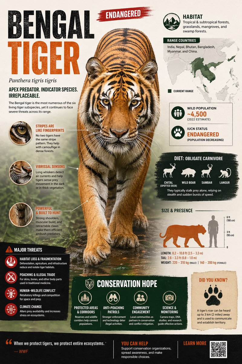 Endangered Animal Infographic